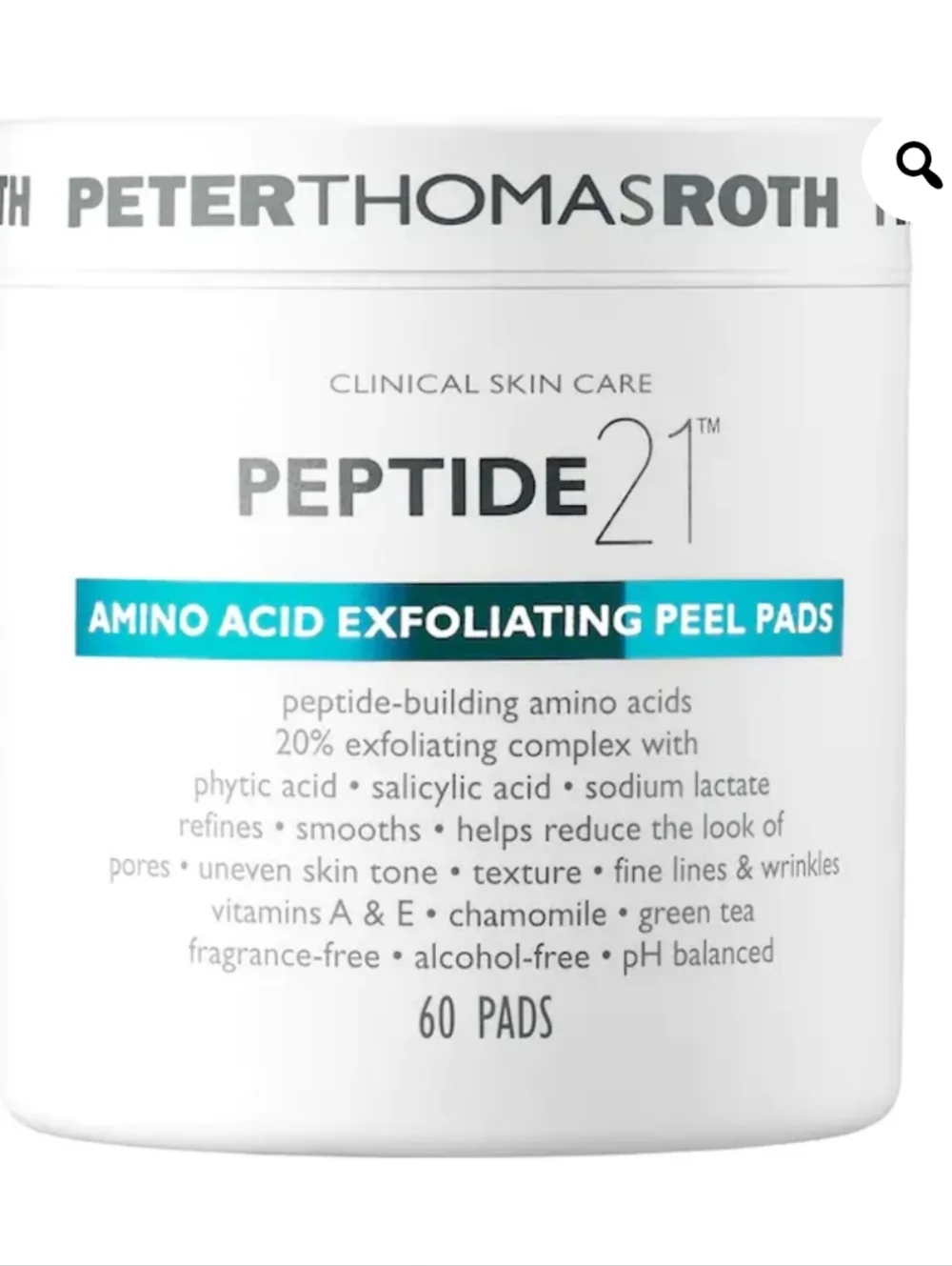NWT PETH THOMAS ROTH PEPTIDE 21 AMINO ACID PEEL PADS - Picture 1 of 1